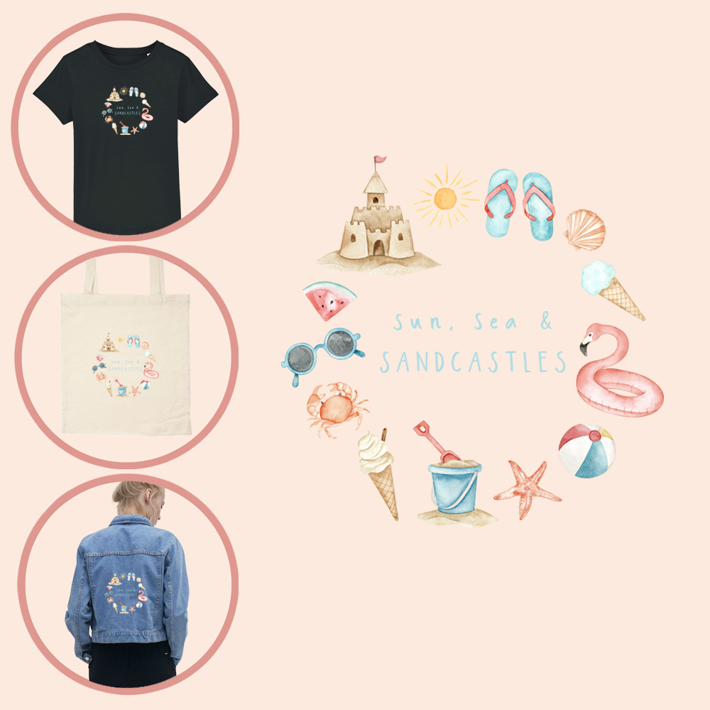 Kleding transfer Beach