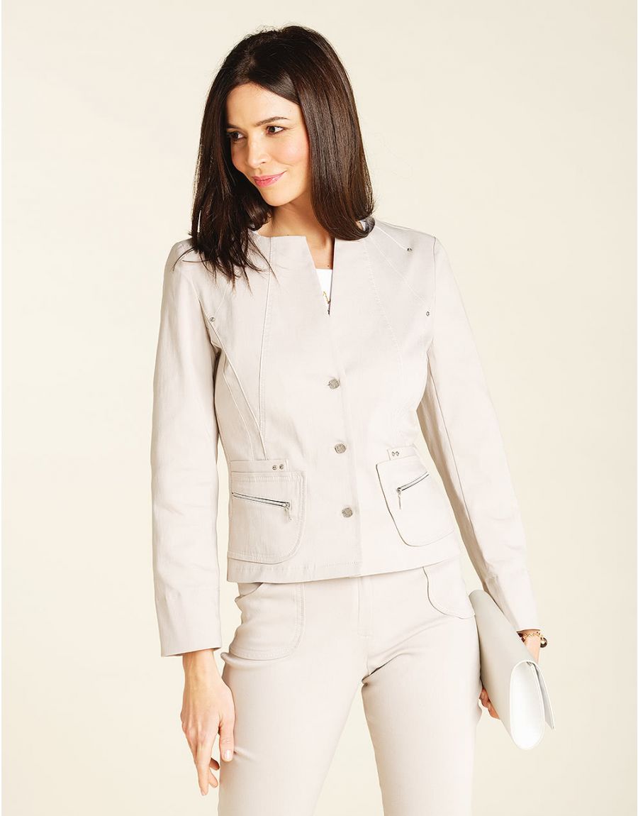 Veste chic beige