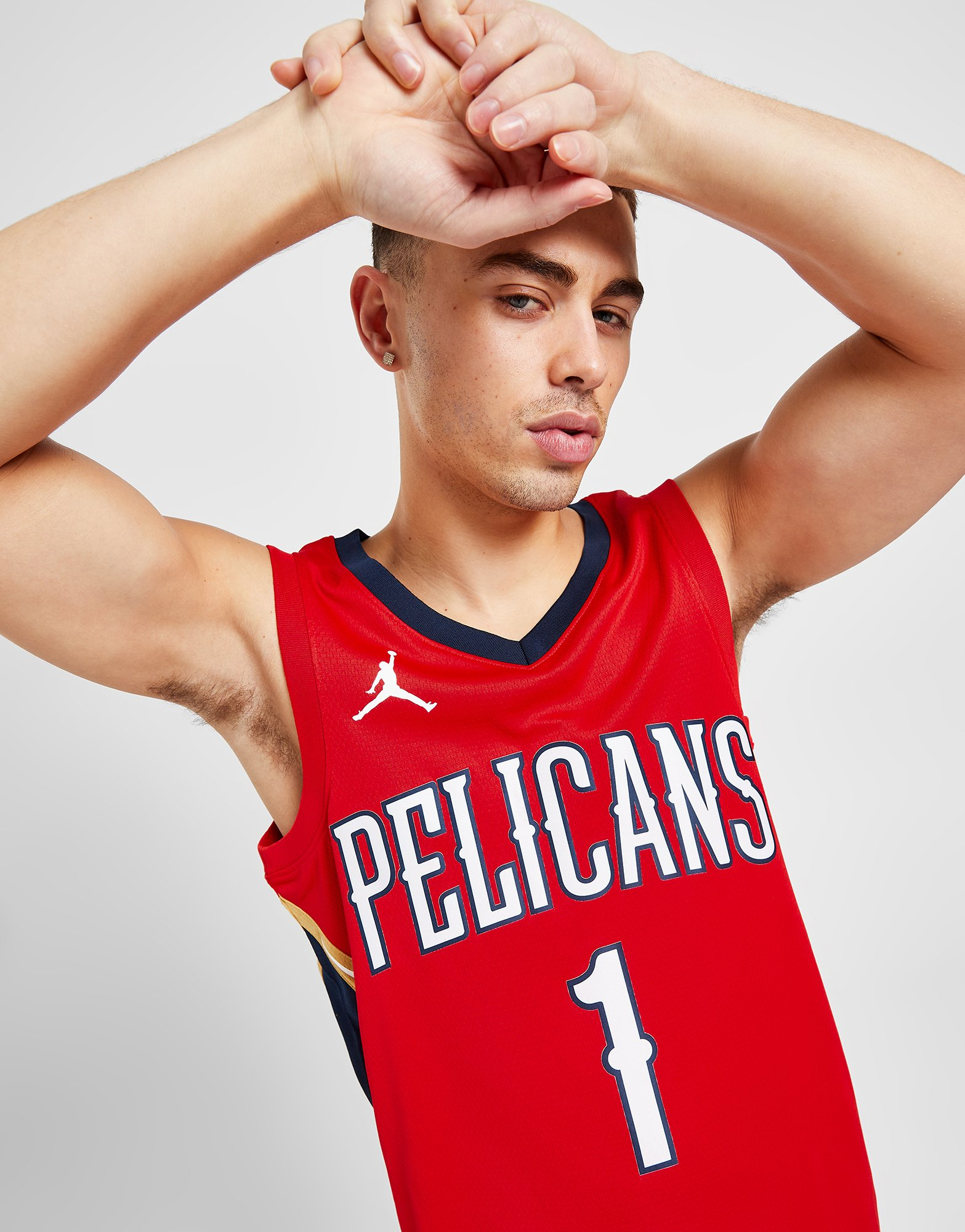 Jordan Maillot NBA New Orleans Pelicans Williamson #1 Homme