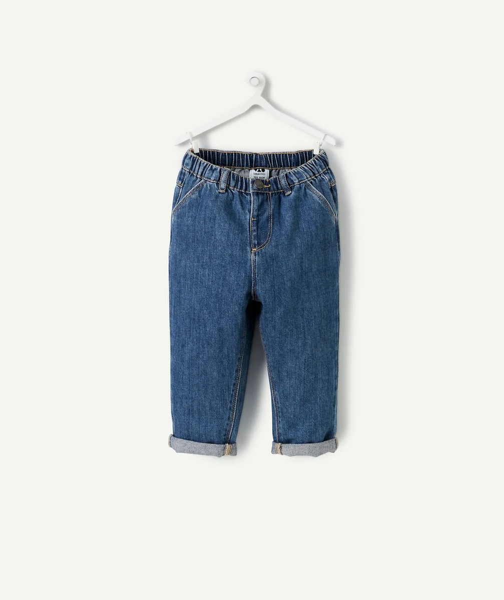 PANTALON RELAX BÉBÉ GARÇON EN DENIM BRUT LOW IMPACT
