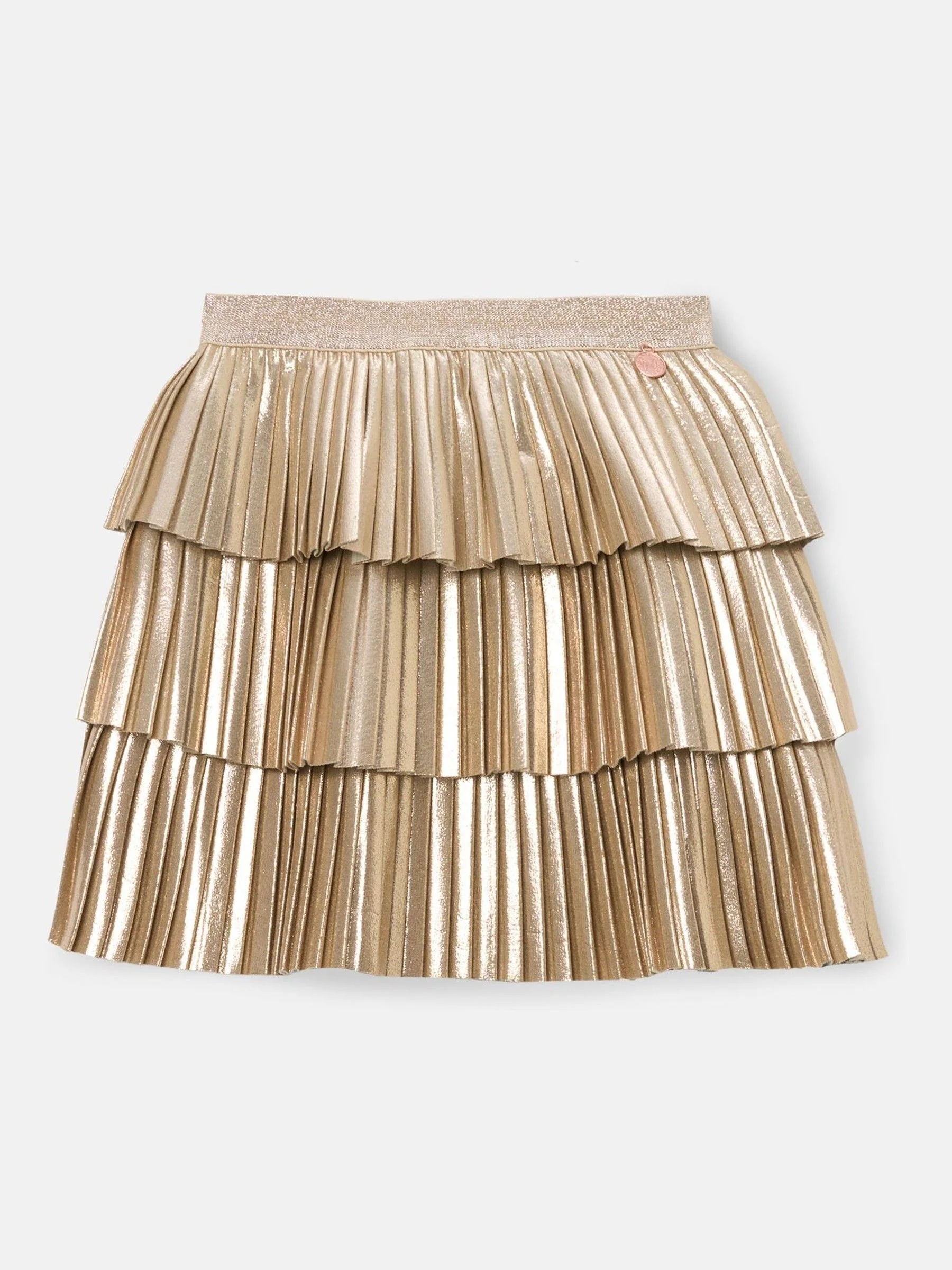 Goud - Angel & Rocket Lucile Metallic Tiered Rara Skirt