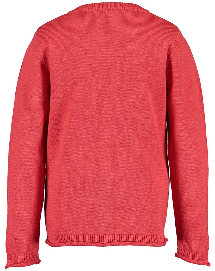 Strickjacke COLOR YOUR LIFE – HEARTS mit Pailletten in rot
