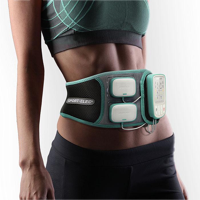 Cinto abdominal ergonômico para eletroestimuladores musculares Sport-elec