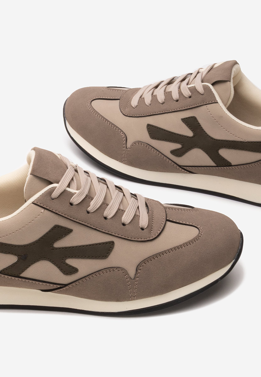Baskets pour hommes kaki Garwin
