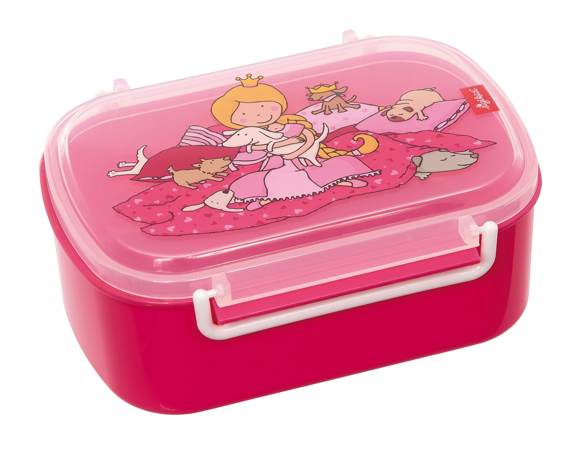 Brotdose PINKY QUEEN in rosa/rot