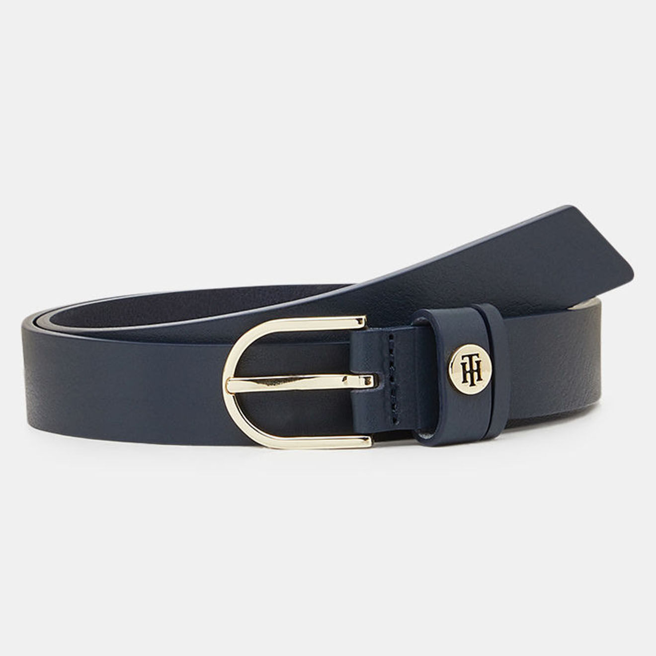 Tommy Hilfiger Ceinture en Cuir Classic bleu marine