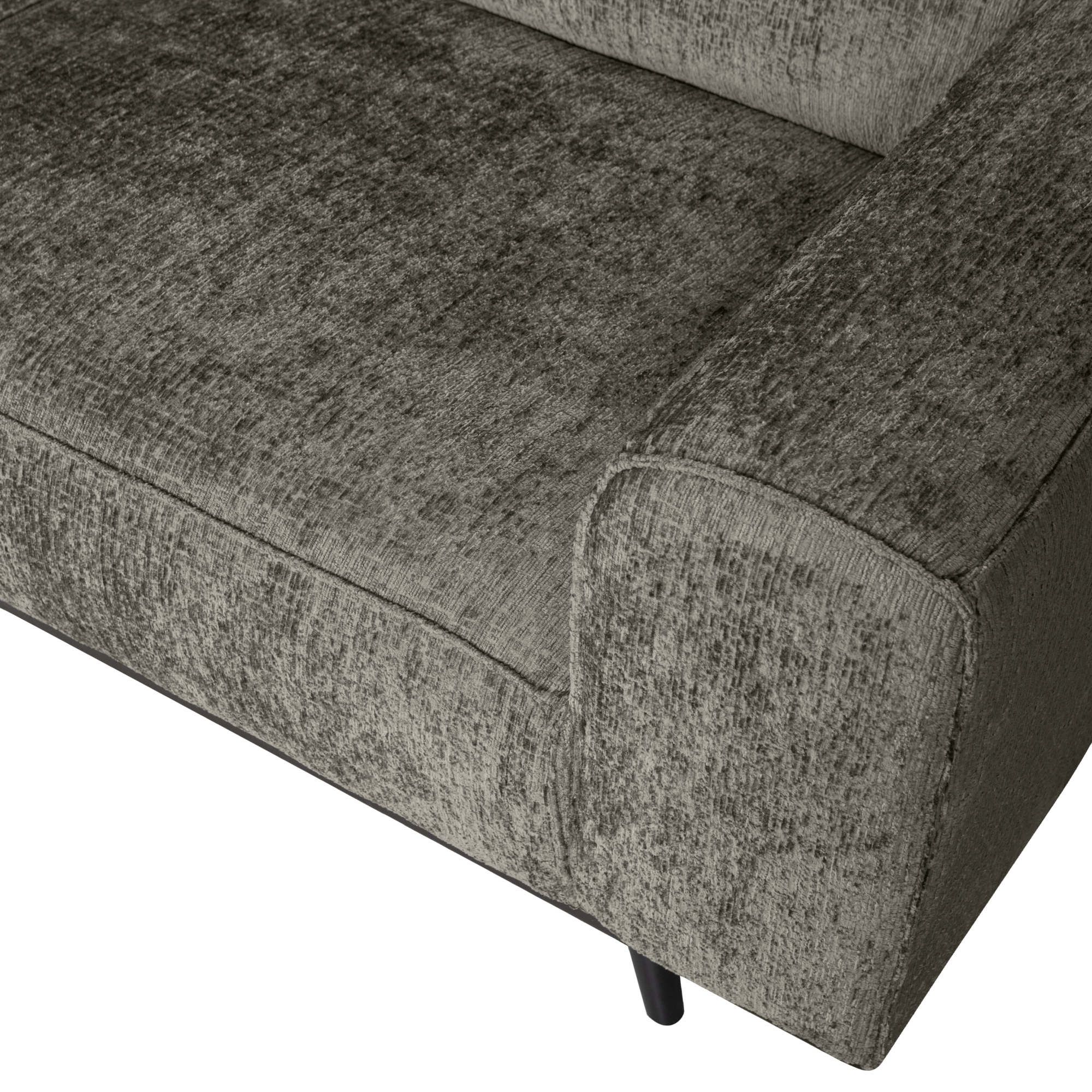 Hoekbank Statement Statement Hoekbank Links - Structure velvet - Frost