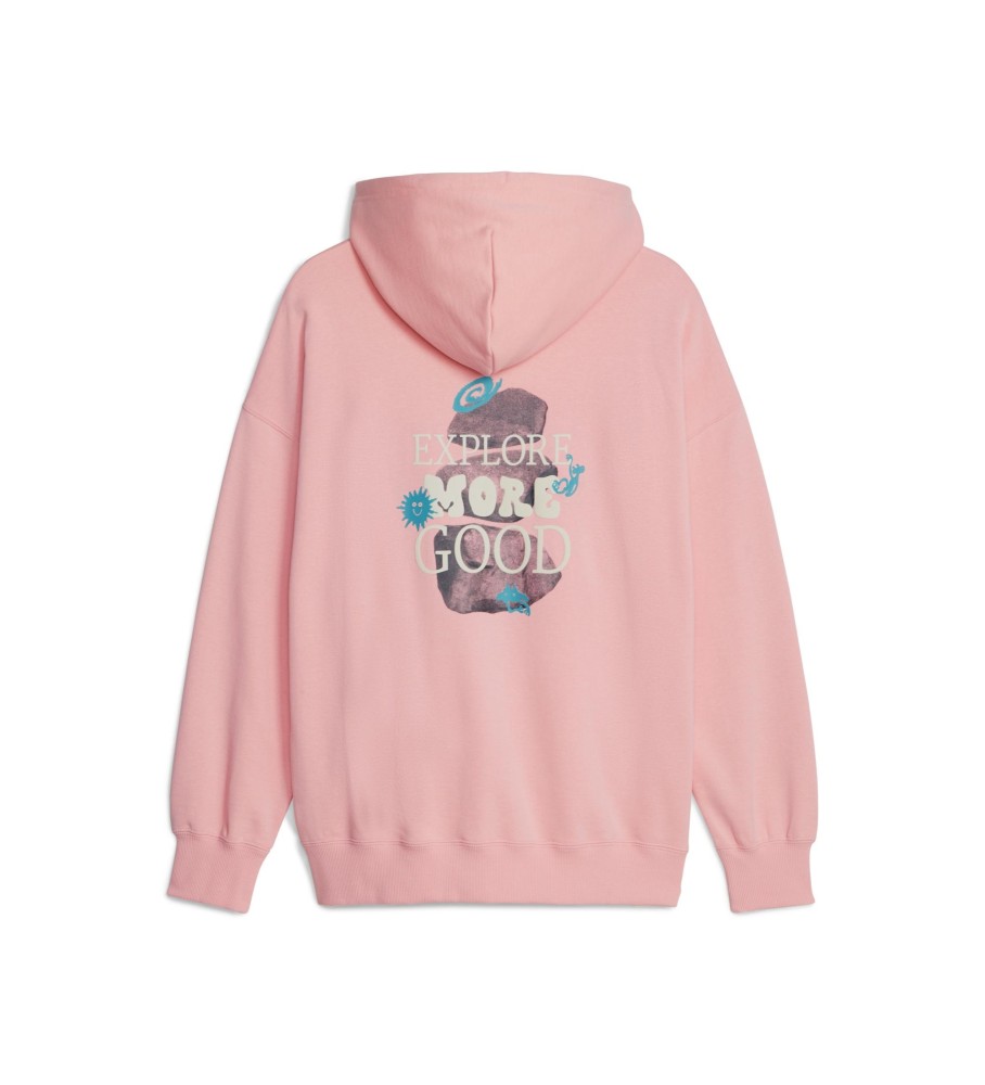 Moletom Puma DOWNTOWN Oversized rosa