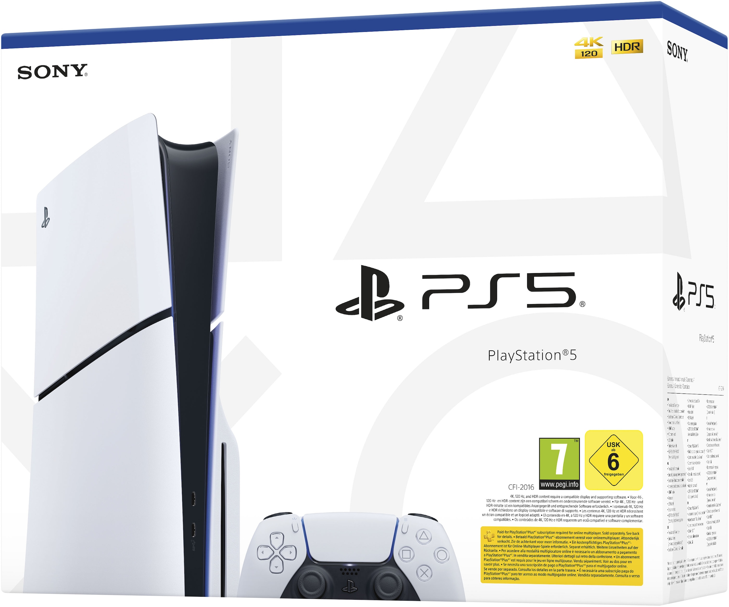 PlayStation 5 Spielekonsole »Disk Edition (Slim)« 1.000 GB
