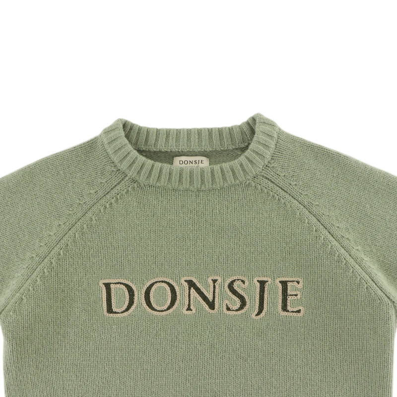 Fionn Merino Wool Sweater | Desert Green