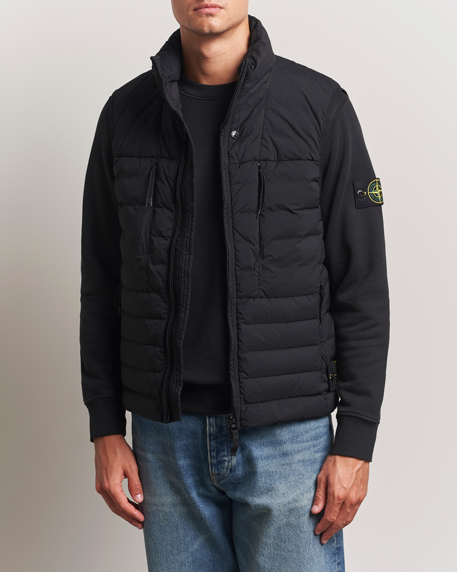Stone Island Nylon Down Vest Black