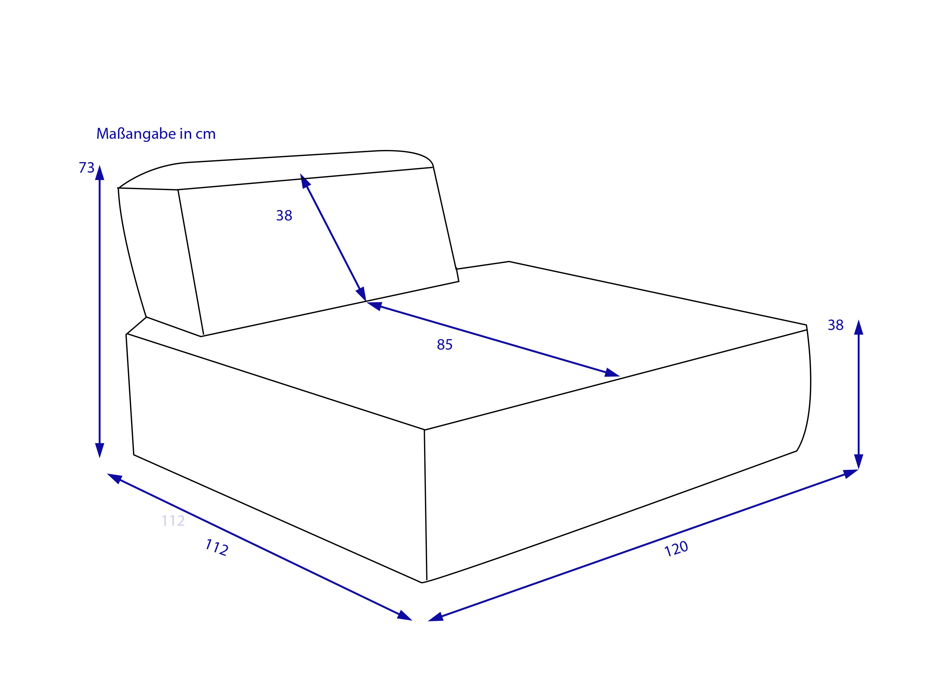 Sofaelement MONDO FELISSO SILVER