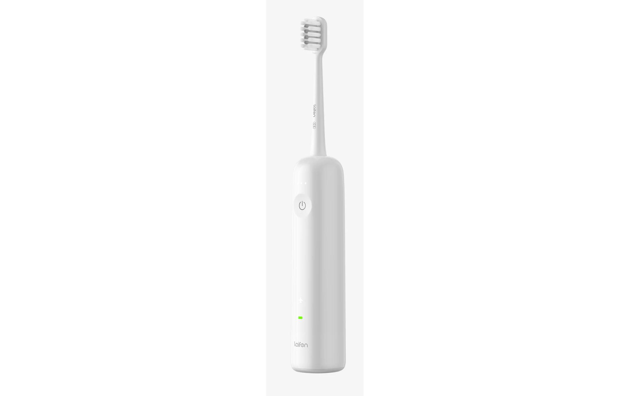 Schallzahnbürste Wave ABS WeissElektrische Zahnbürste mit Oszillation und Vibration