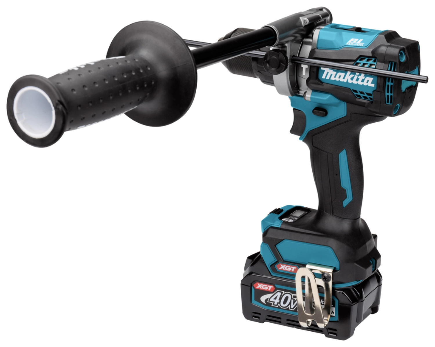 Makita HP001GD201 XGT 40V Max Li-Ion accu klopboor- /schroefmachine set (2x 2,5Ah) in Mbox - 13mm - koolborstelloos