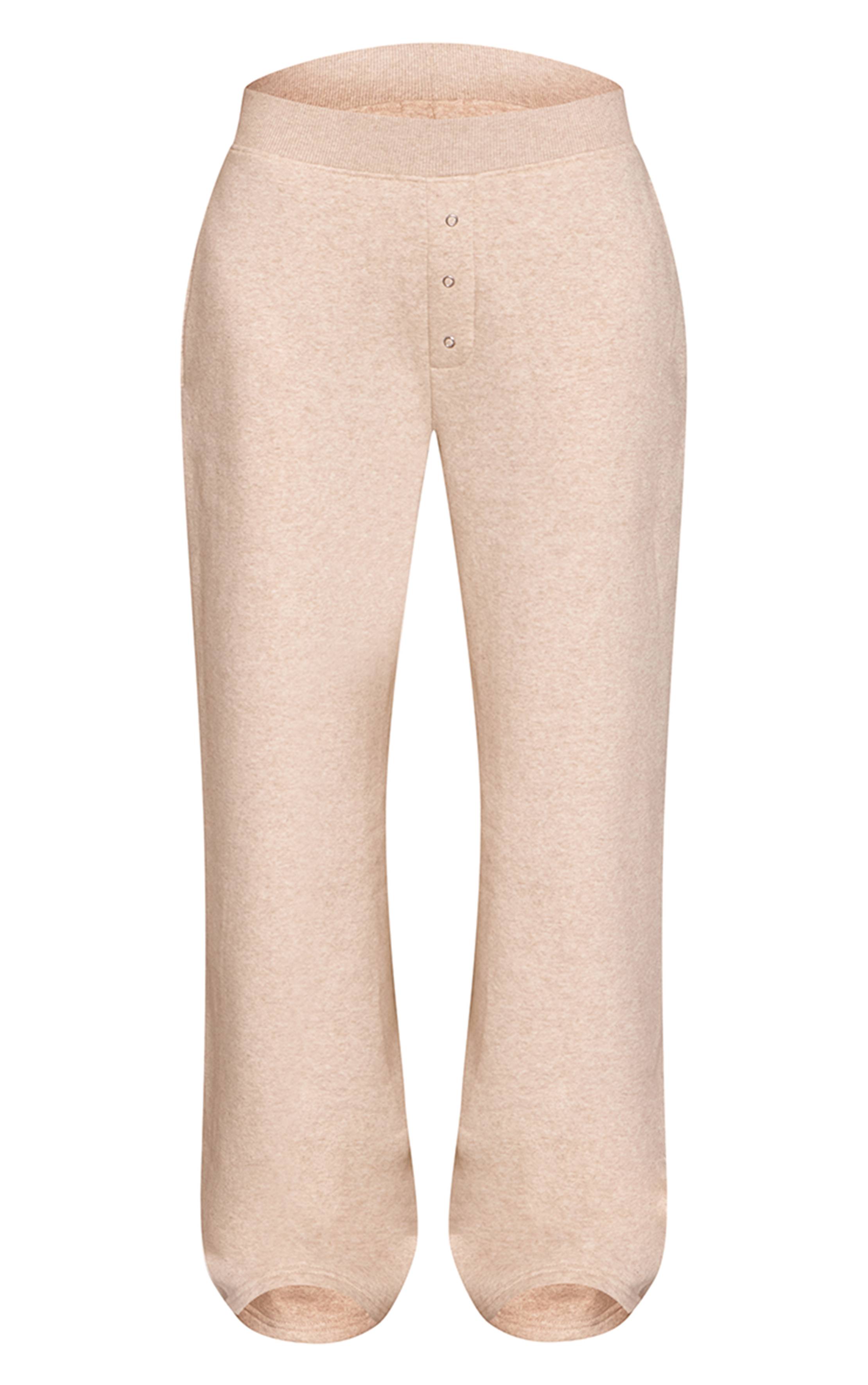 Avoine Joggers Taille Haute Coupe Droite