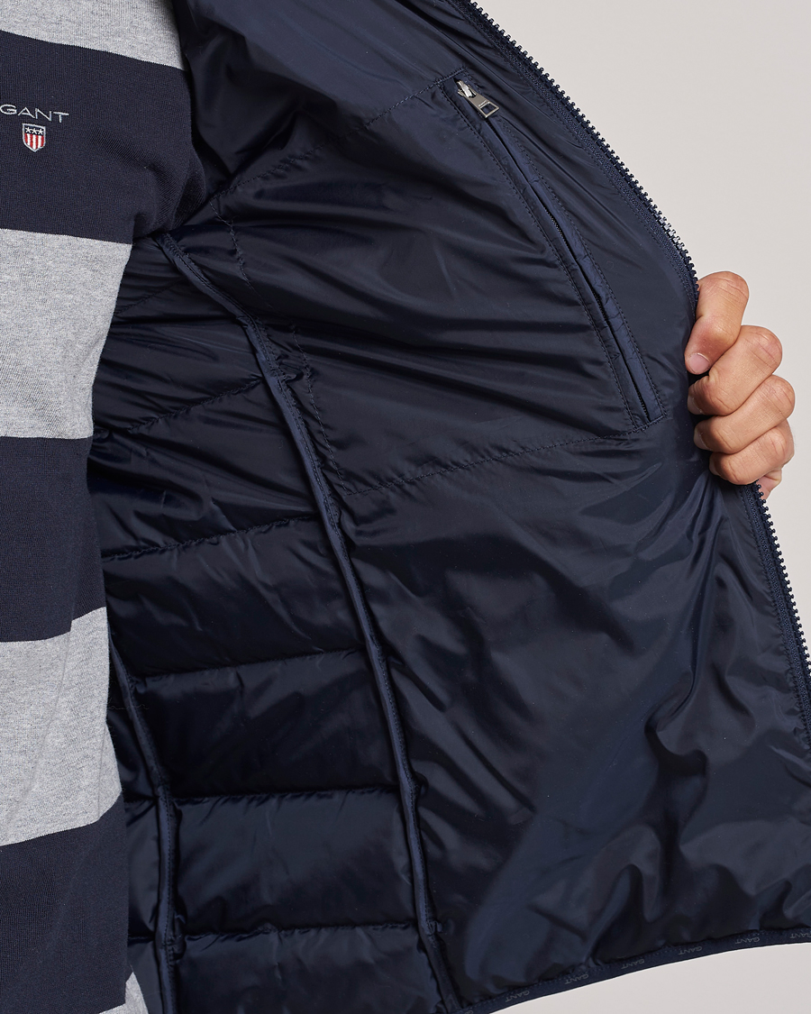 GANT The Light Down Jacket Evening Blue
