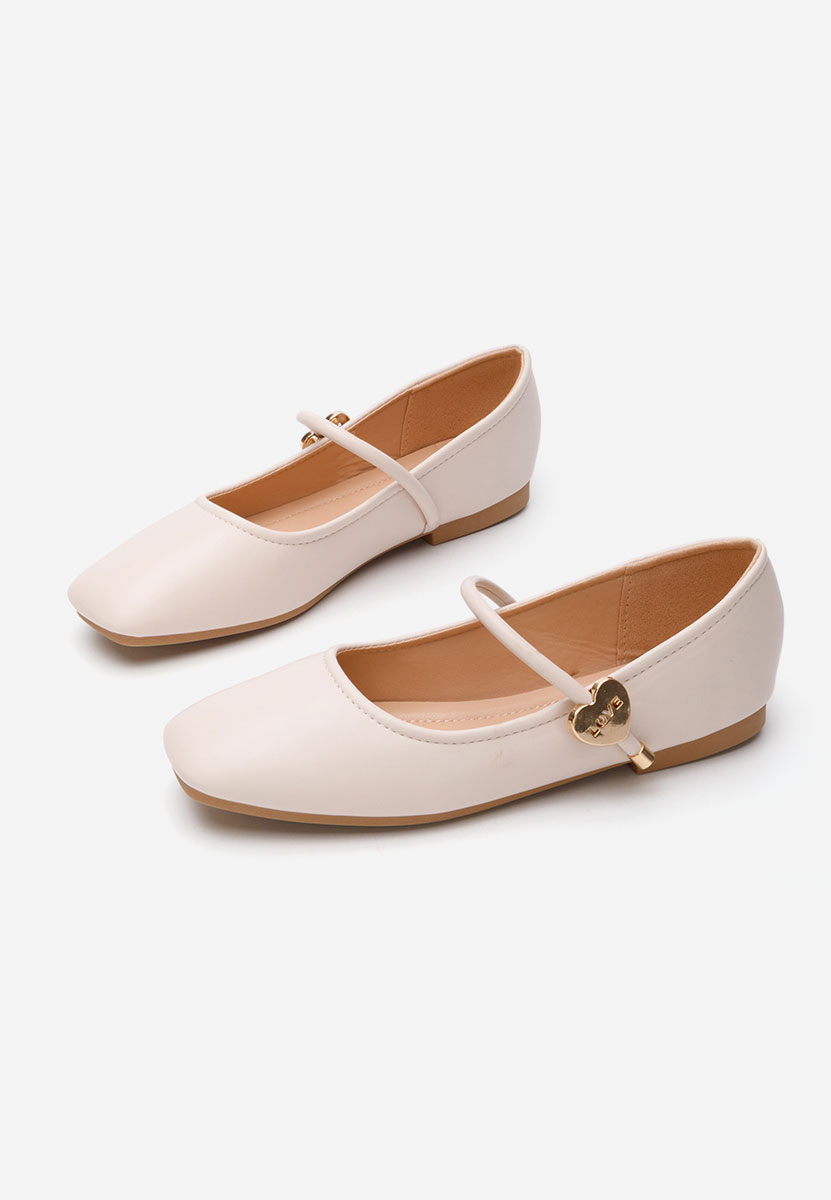 Ballerines femme beige Norina