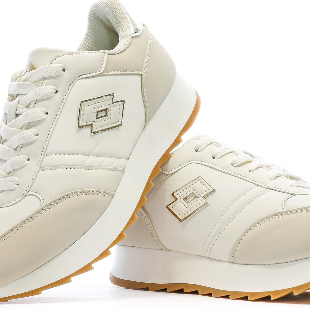 Lotto Baskets Beige Femme Lotto Twenty 8