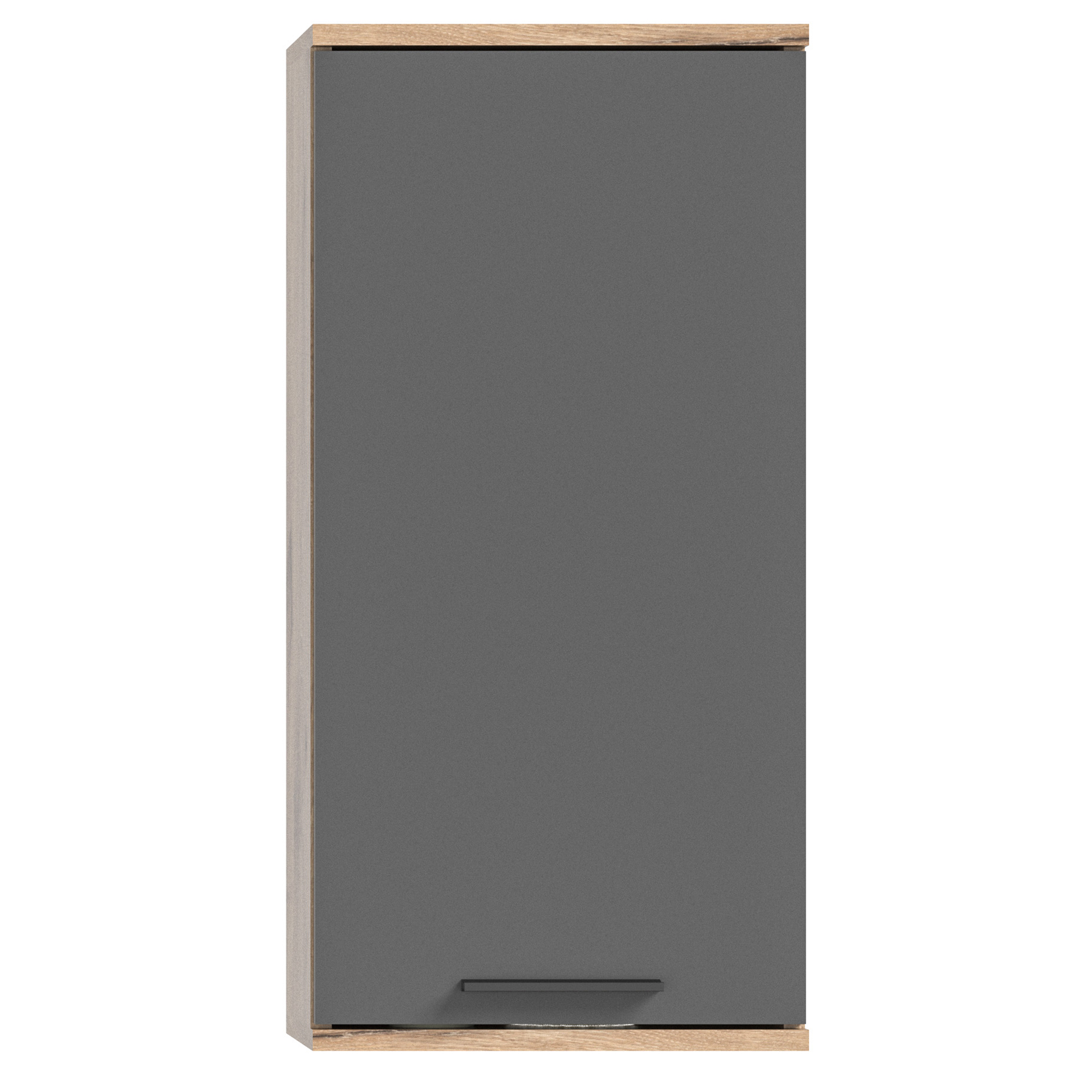 Hängeschrank MASON - Nox Oak - Basalt grau - 37 cm