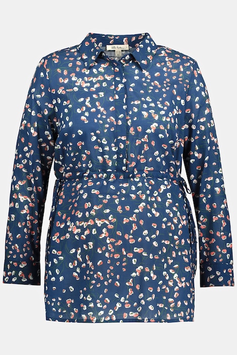 Bellieva-Hemdbluse, Still-Funktion, Langarm, Biobaumwolle, GOTS