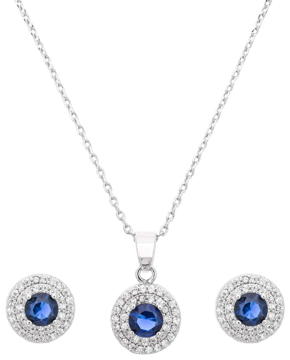 Set - Navy Zirkonia