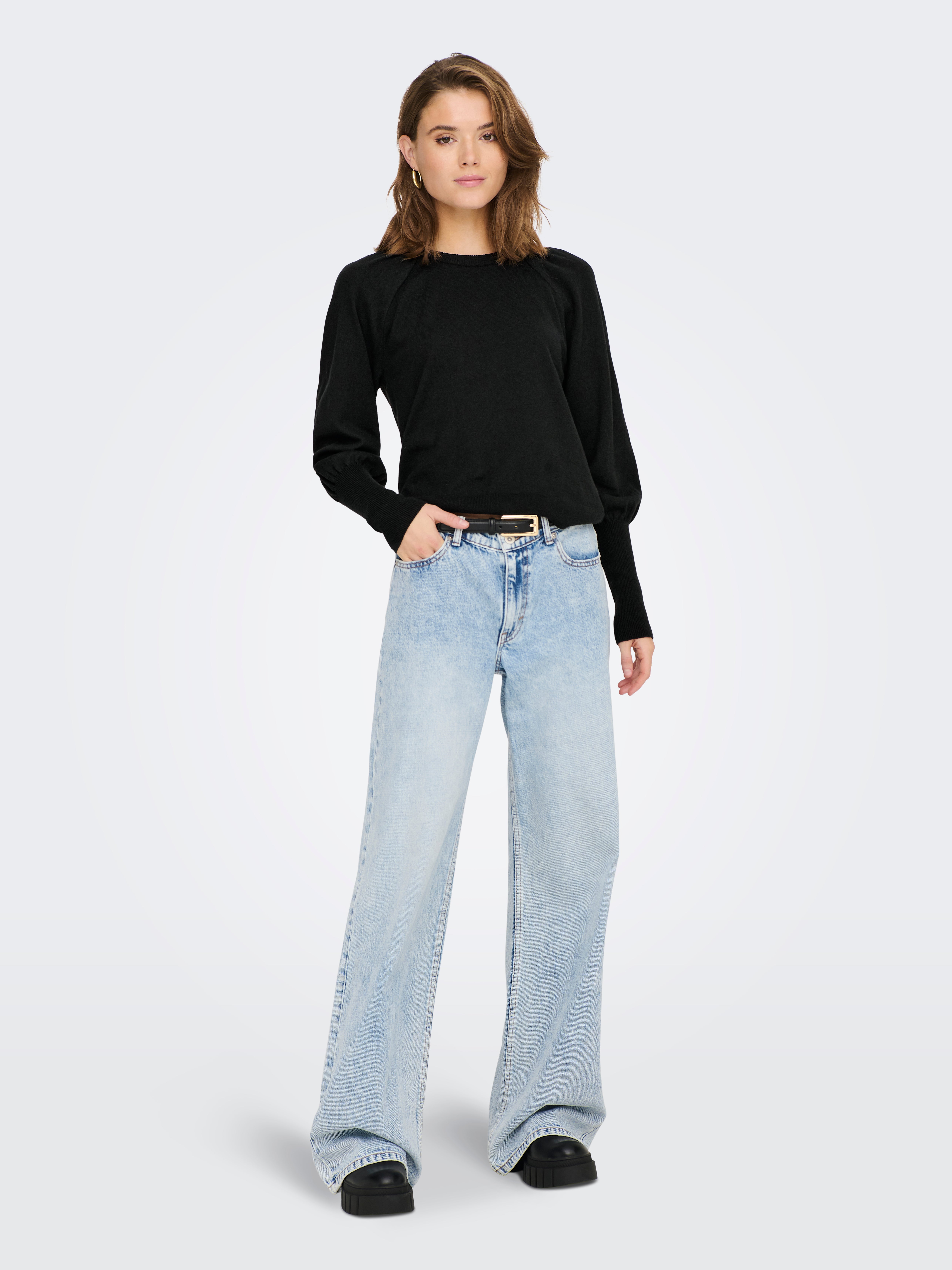 ONLASTA Strickpullover Black