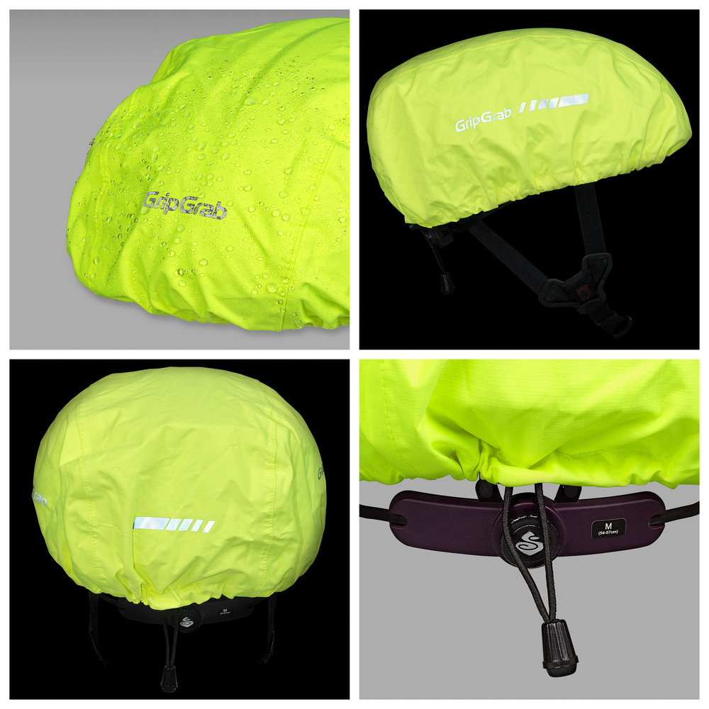 GripGrab Helmet Cover onesize Gul