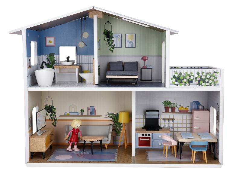 Houten poppenhuis