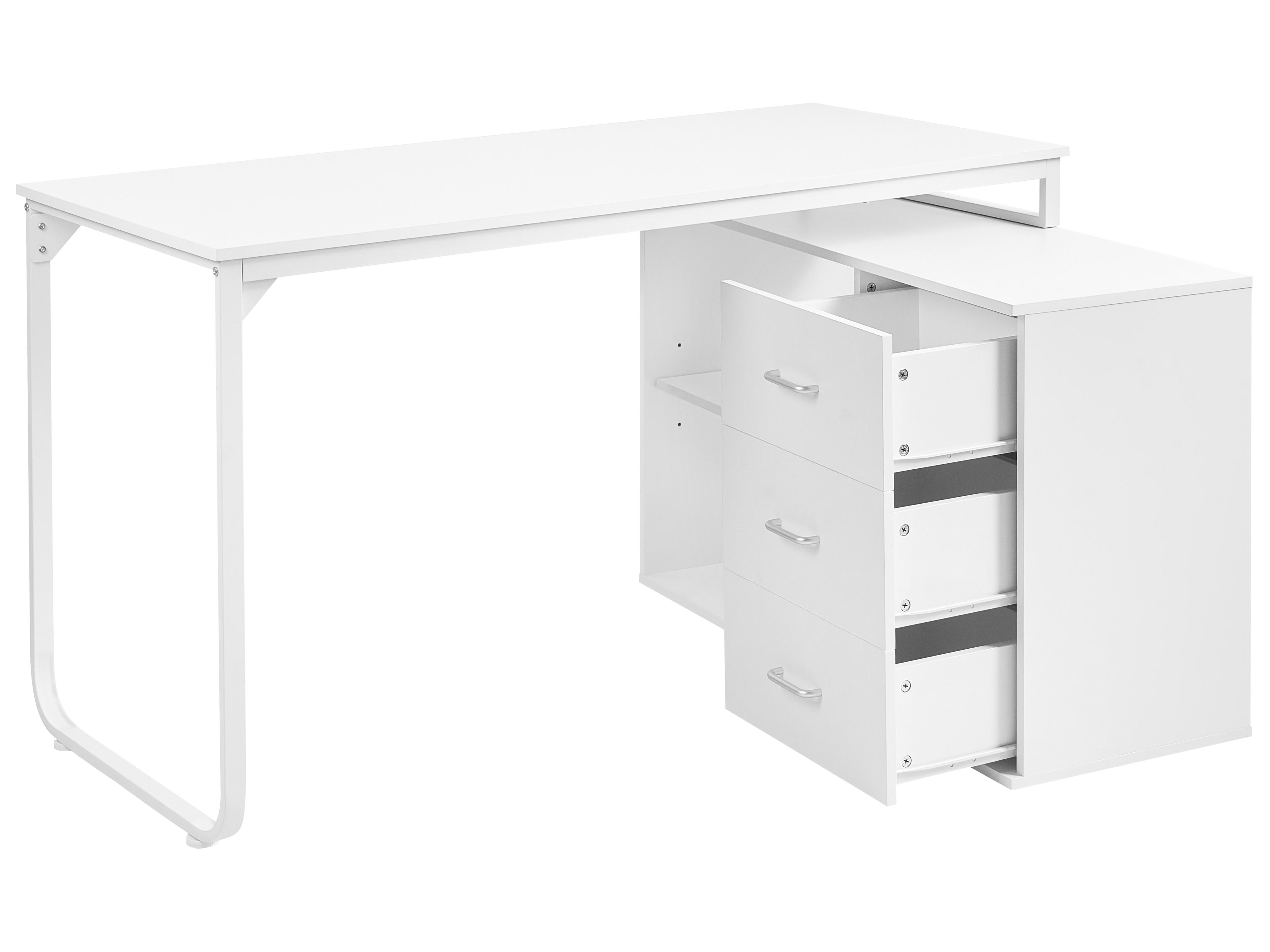 Hoekbureau SOGNE Wit 140 cm 100 cm