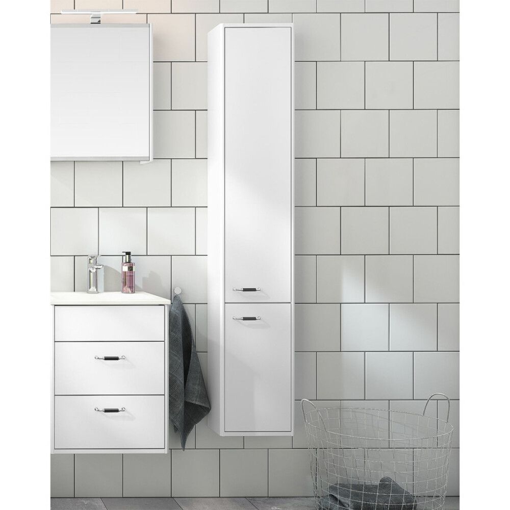 HØYSKAP GUSTAVSBERG GRAPHIC GRUND HVIT 165 CM