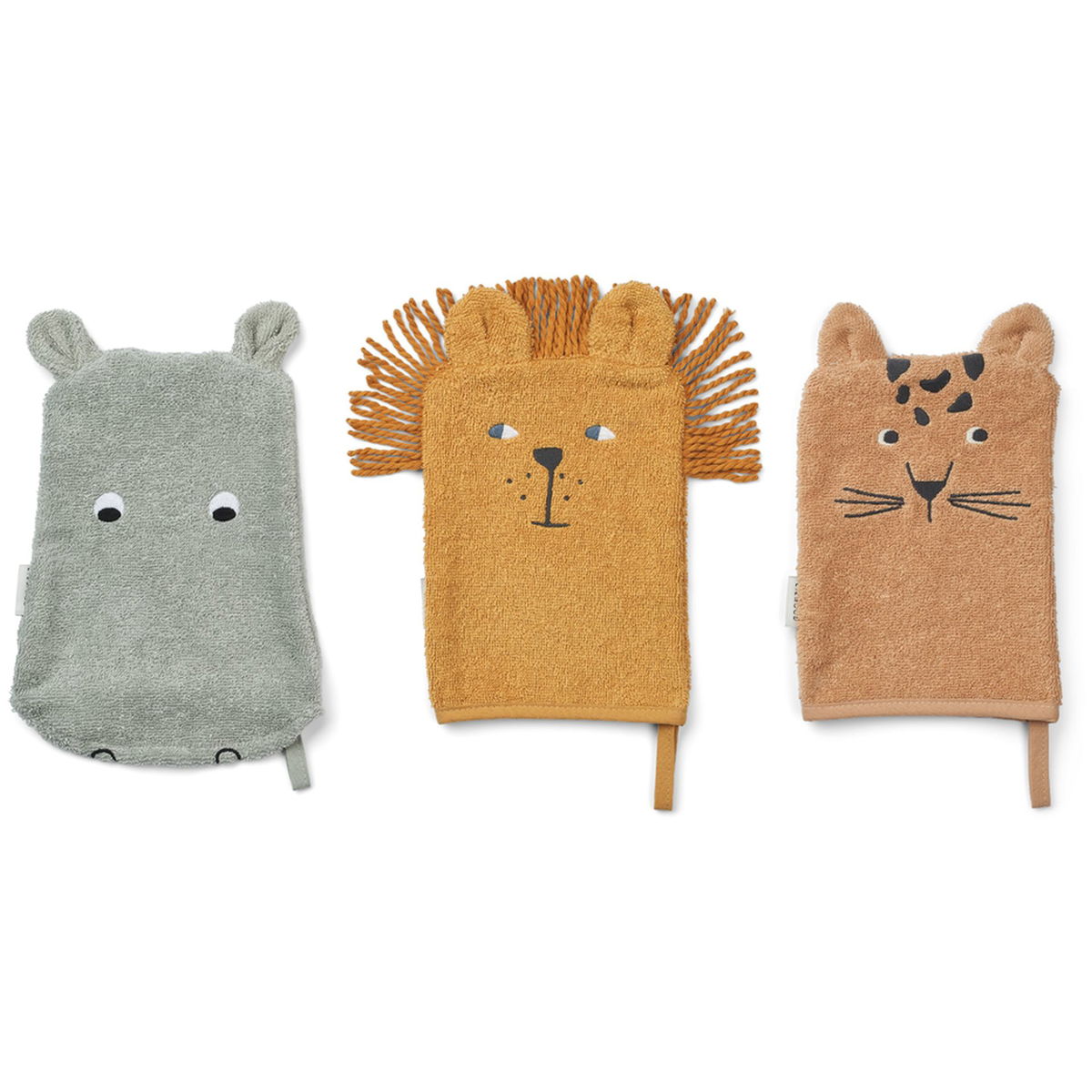 LIEWOODLIEWOOD   Sylvester Waschlappen 3er Pack Safari mix