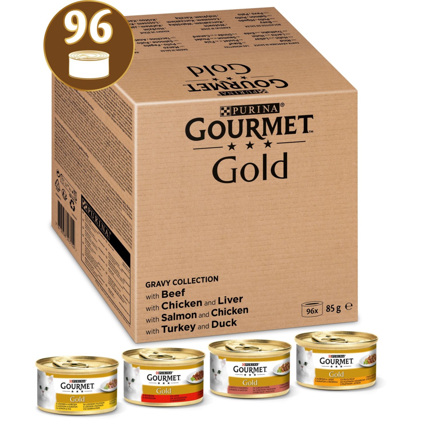 Gourmet Gold Fleisch+Fisch Sauce 96x85g