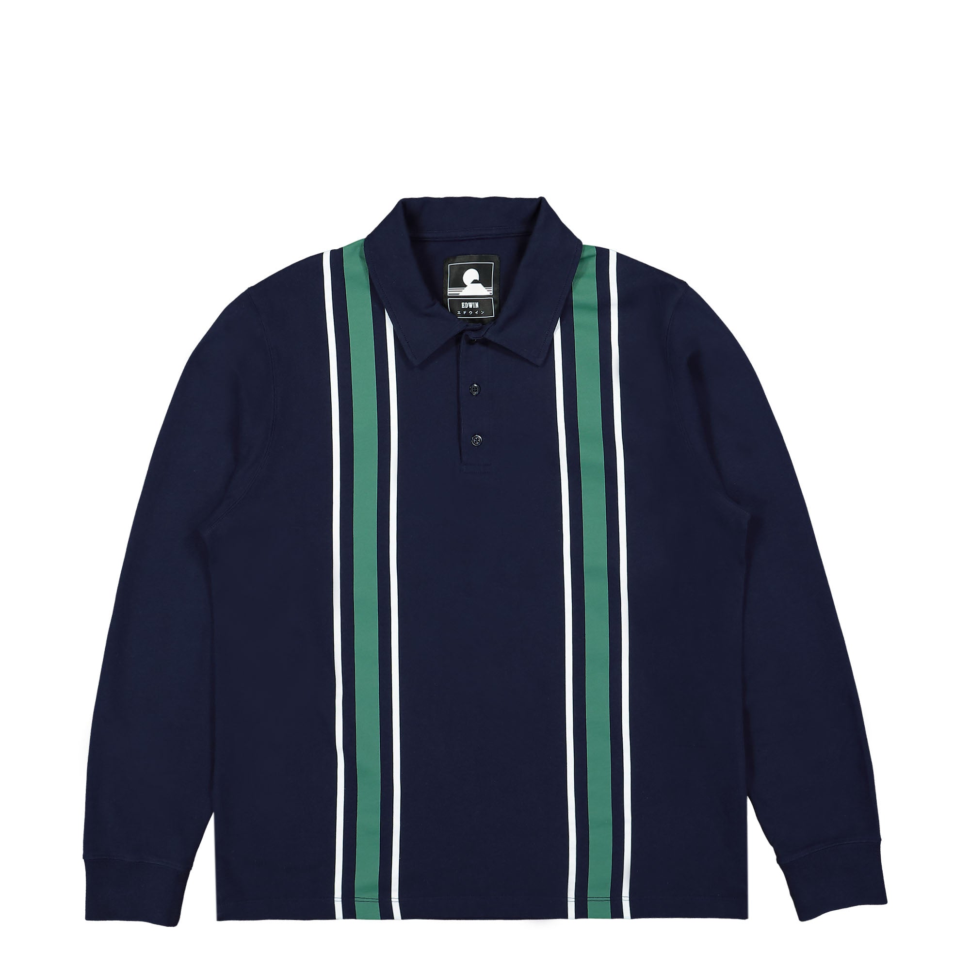 Edwin<br>Club Stripes Polo LS Jersey