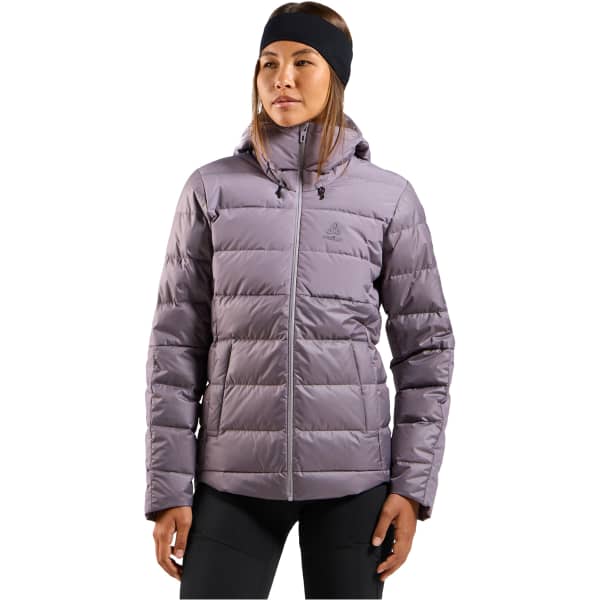 Doudoune randonnée ODLO INS SEVERIN N-THERMIC HOOD JACKET GRAY RIDGE