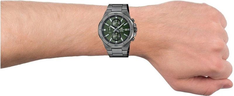 Casio - Edifice EFV-640DC-3AVUEF - Polshorloge - Groen - Roestvrijstaal