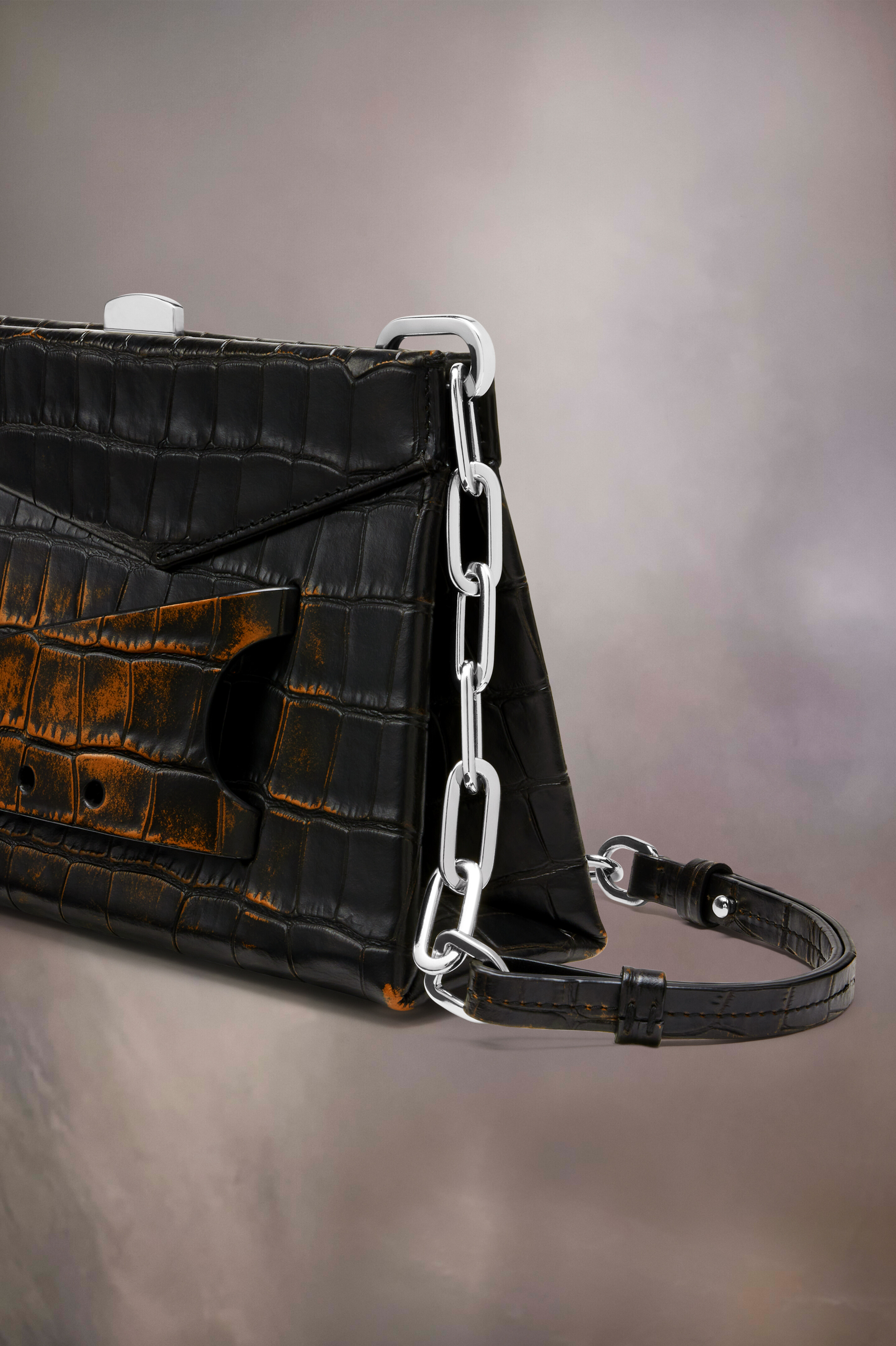SNATCHED SHOULDER CLUTCH BAG SMALL