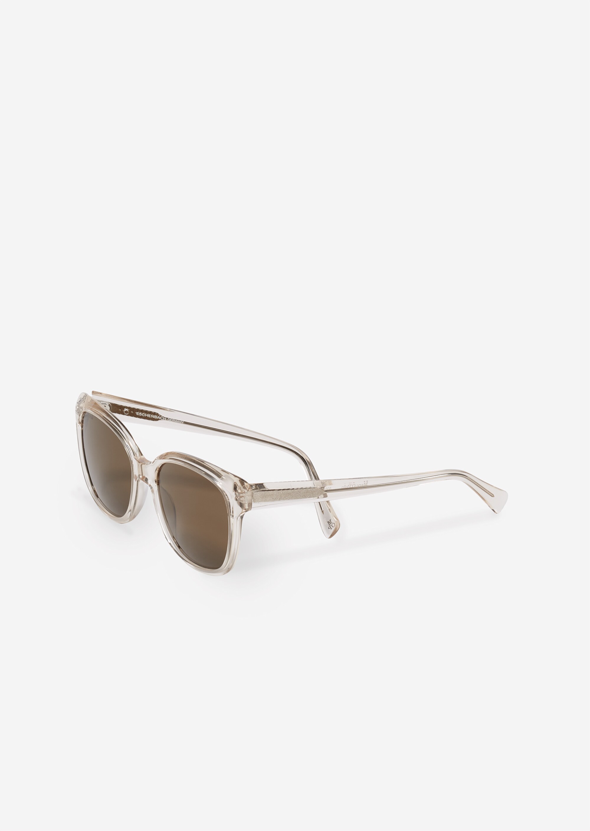Unisex-Sonnenbrille mit breitem Bio-Acetat-Rahmen