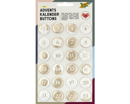 Parelmoer Adventskalender knopen