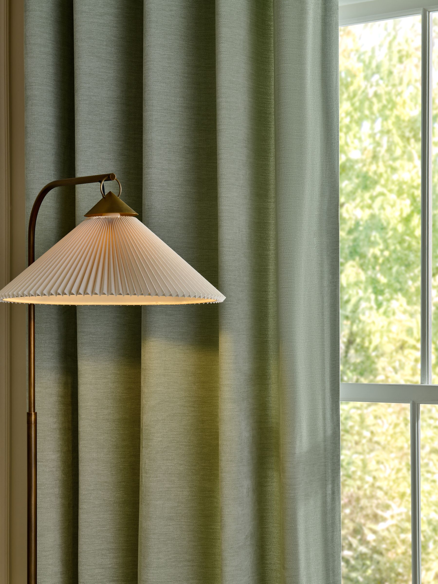 Fine Chenille Eyelet Curtains
