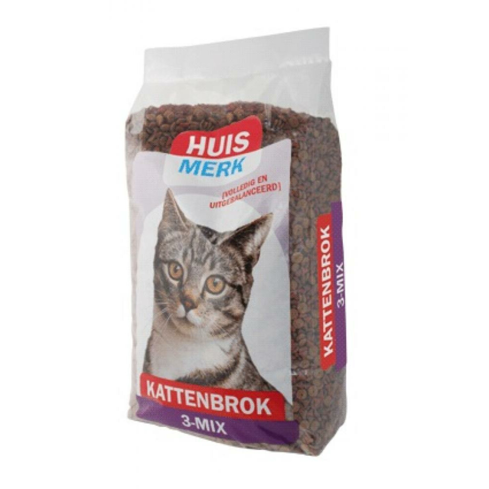 Huismerk Kattenbrok 3mix10 kg