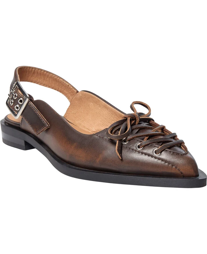 Pavement Athena Slingback Brown matte