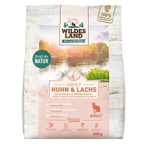 Wildes Land Huhn und Lachs