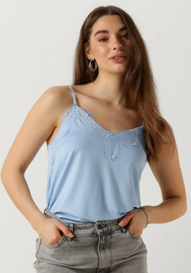 CC HEART lichtblauwe cc heart top cc heart rosie lace top