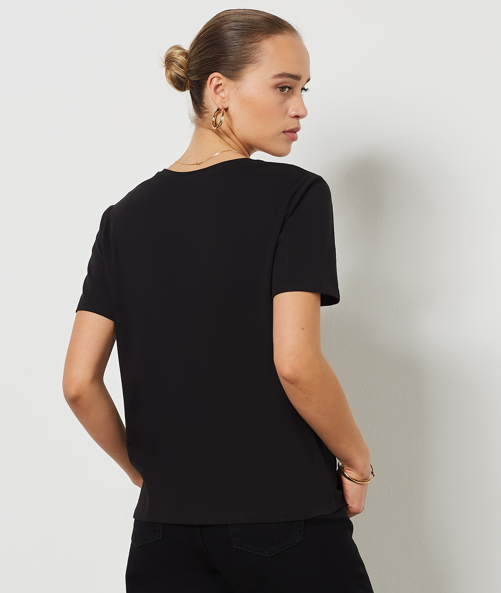 T-shirt manches courtes col rond