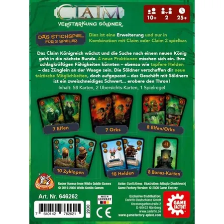 Gamefactory Claim Verstärkung: Söldner