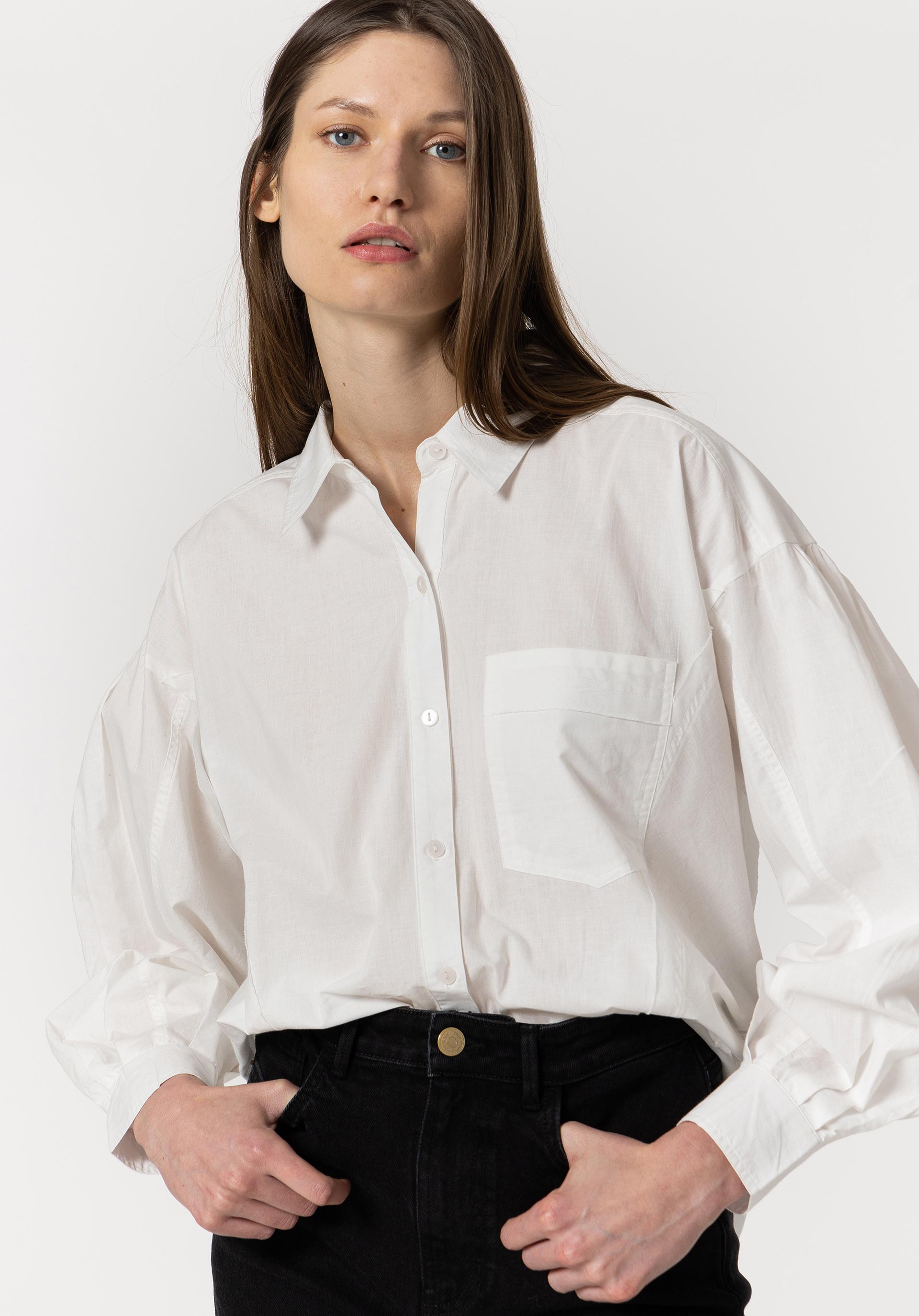 Camisa Oversize com Pormenores Desfiados