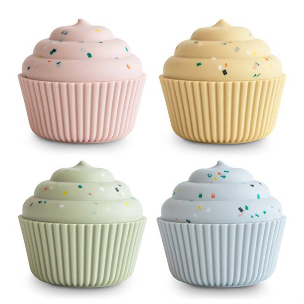 Køb Mushie Cupcake Mix And Match Legetøj