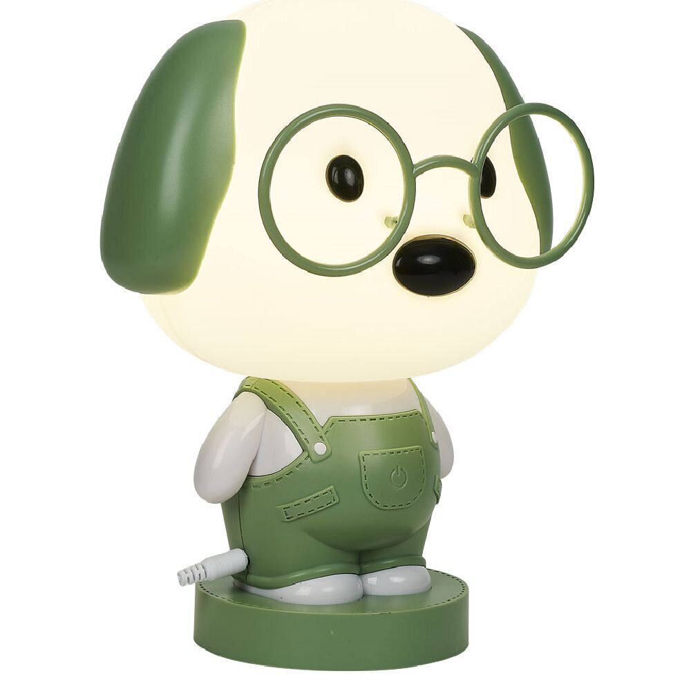 Lampe USB enfant forme chien vert