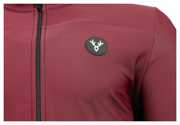 Maillot Manches Longues LeBram Allos Bordeaux Coupe Ajustée