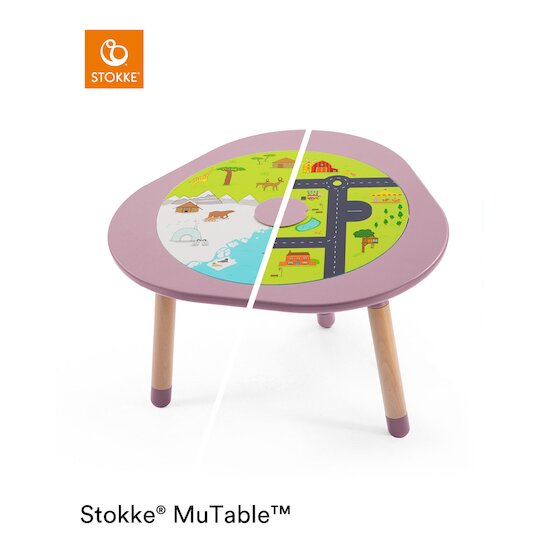 Table de jeu MuTable™   Mauve        de               Stokke®